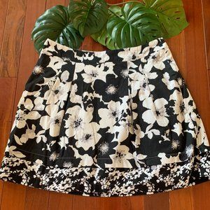 Cato Black  White Floral Shirt